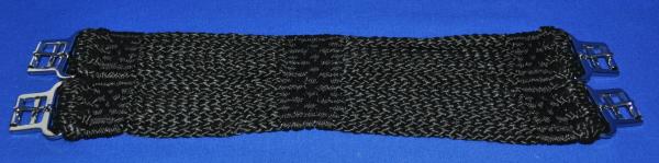 Schnurrgurte, schwarz, 40 cm